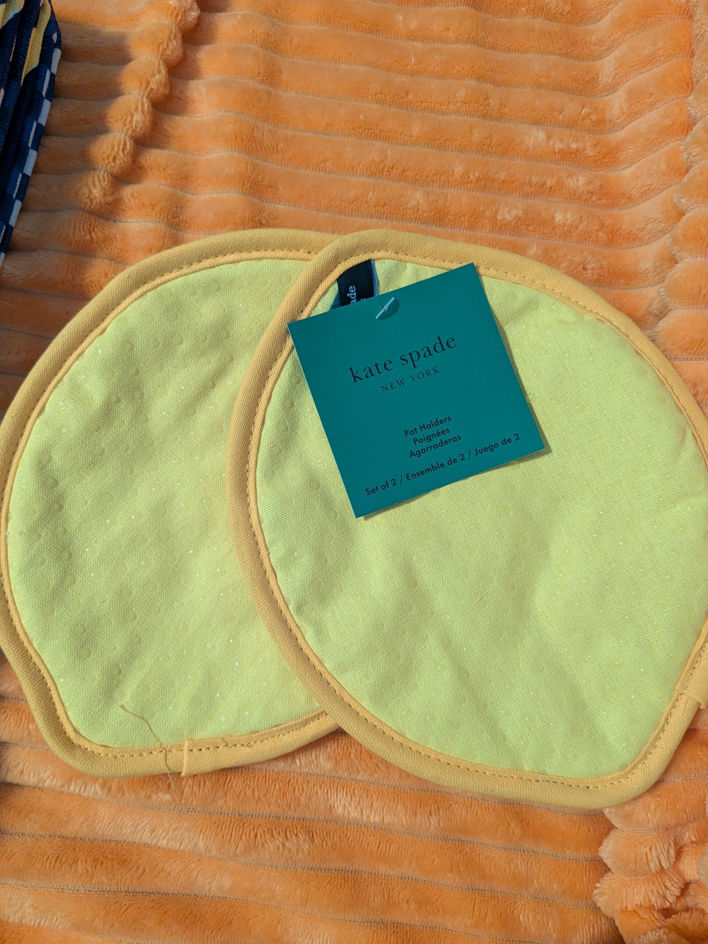 kate spade Lemon Print Towel & Lemon Pot Holder - Picture 5 of 7